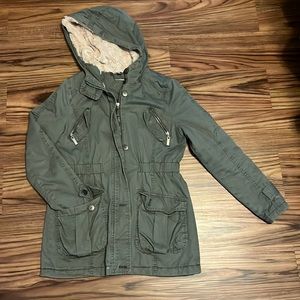Jou Jou Army Green Winter Coat